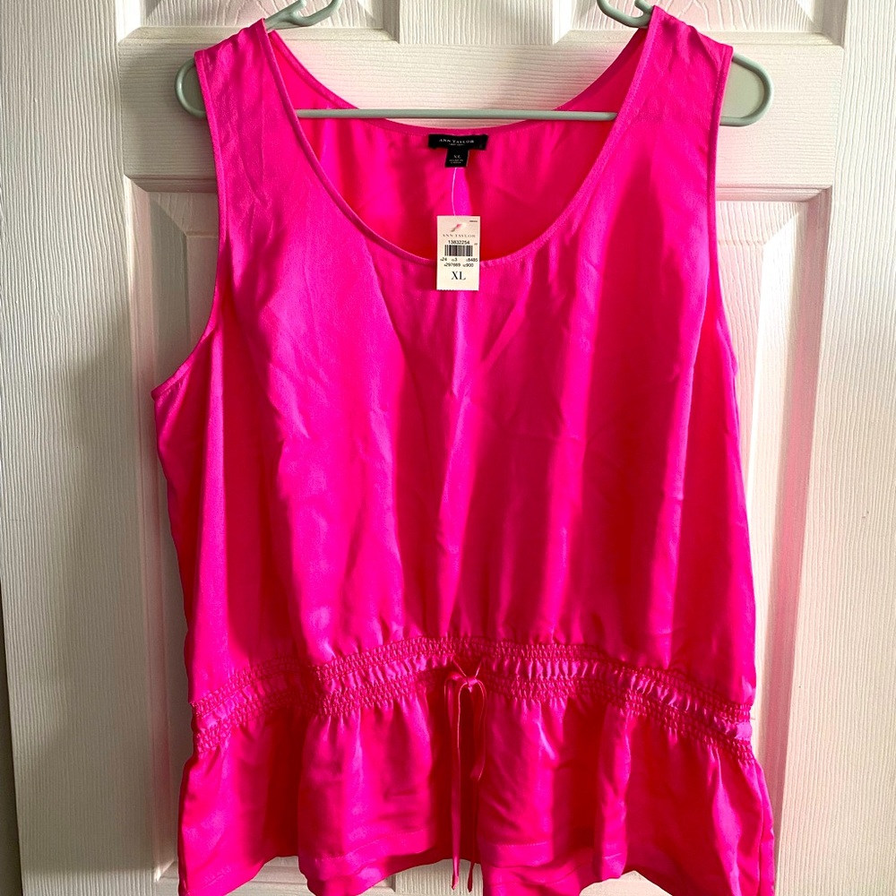 Ann Taylor Pink Tank Top